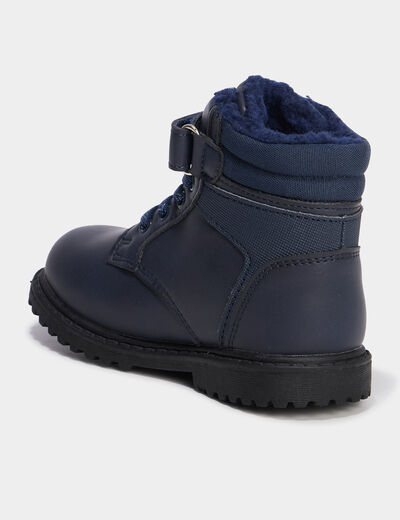 Boots fourrées Pat Patrouille bleu marine garçon