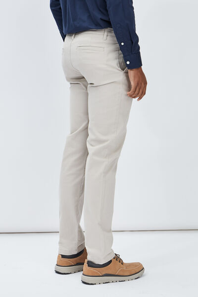 Pantalon chino sable homme