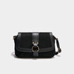 Sac &agrave; main avec bandouli&egrave;re noir femme