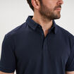 Polo manches courtes bleu p&eacute;trole homme