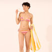 Bas de maillot de bain à nouettes multicolore femme