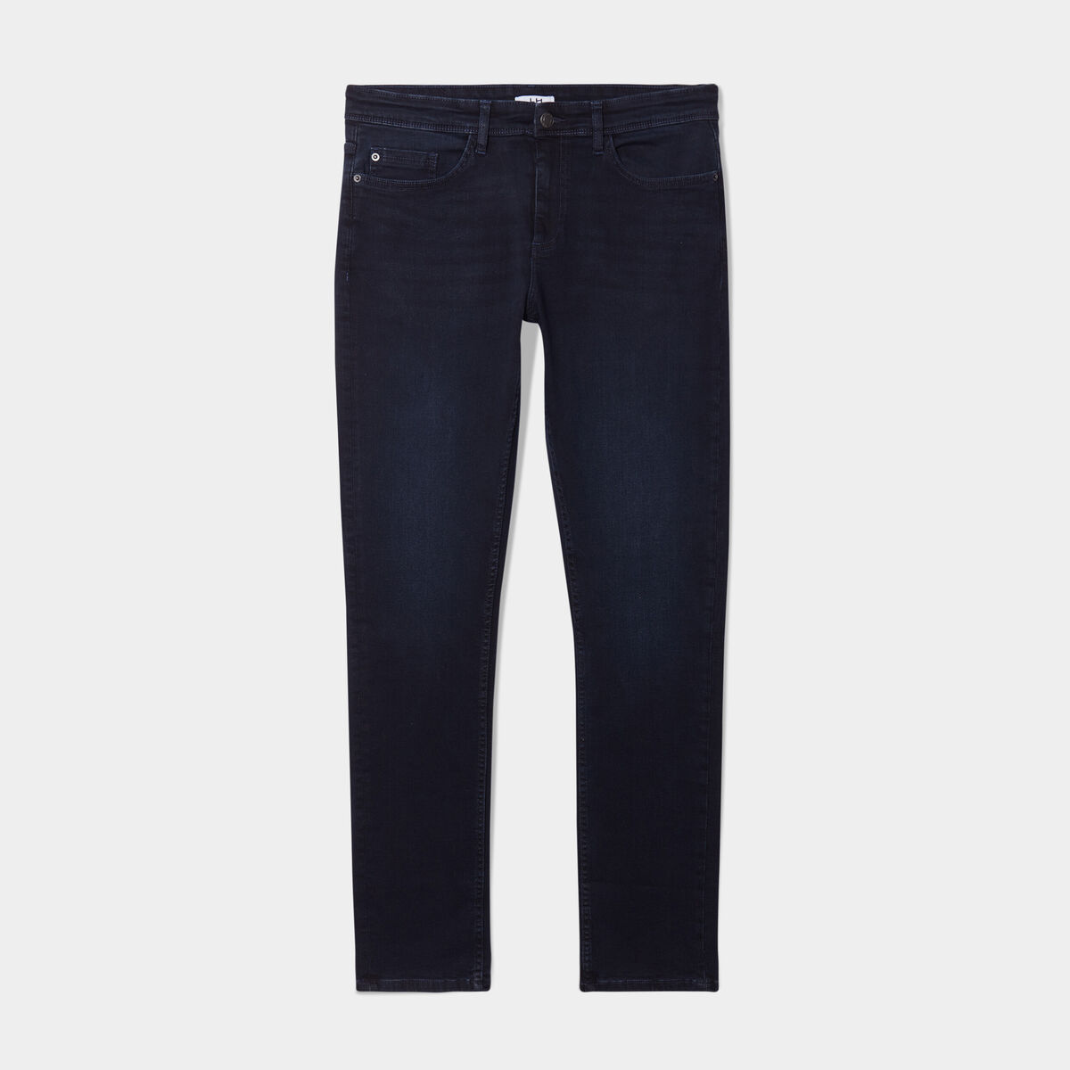 Jeans slim 5 poches denim blue black homme