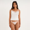 String avec strass rose clair femme