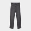Jeans regular 5 poches coton Creeks denim gris femme