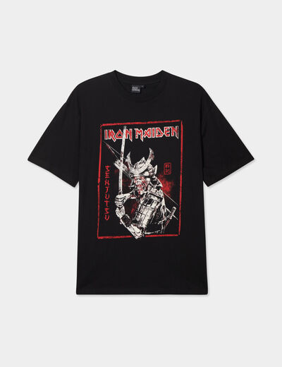 T-shirt manches courtes Iron Maiden noir homme