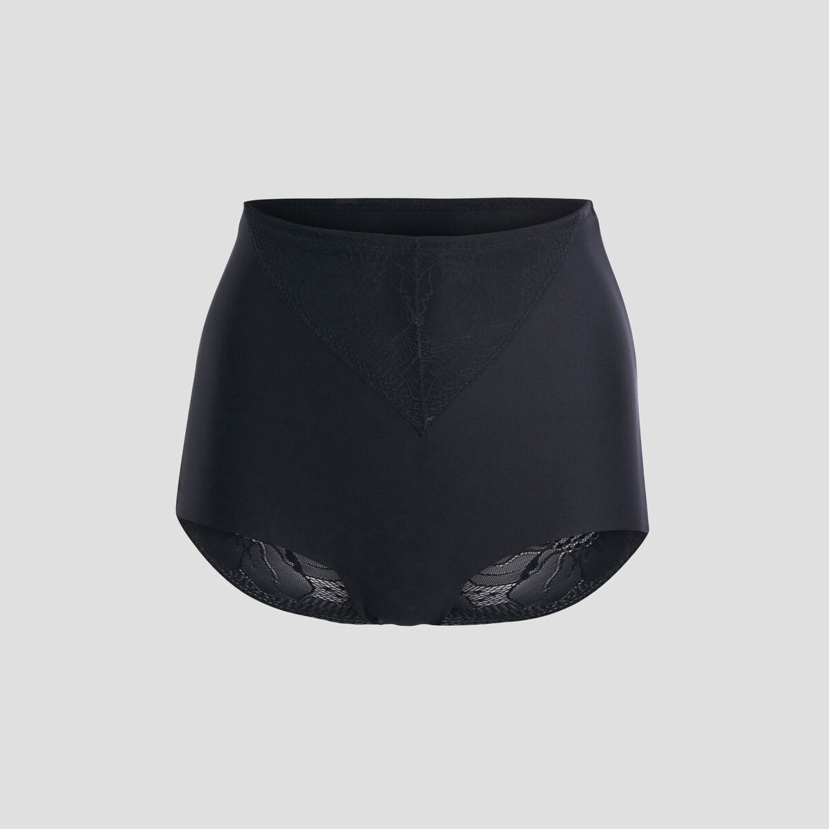 Culotte gainante micro dentelle noir femme