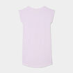 Chemise de nuit manches courtes coton mauve fille