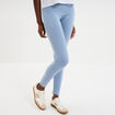 Legging taille haute bleu gris femme
