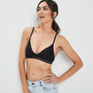 Soutien-gorge triangle noir femme