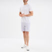 Short de jogging en molleton parme homme