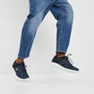 Baskets running Skechers Flash Point bleu marine homme