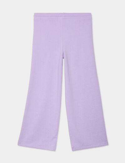 Pantalon de jogging large mauve fille
