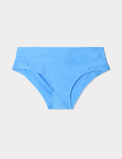 Bas de maillot de bain shorty bleu clair femme