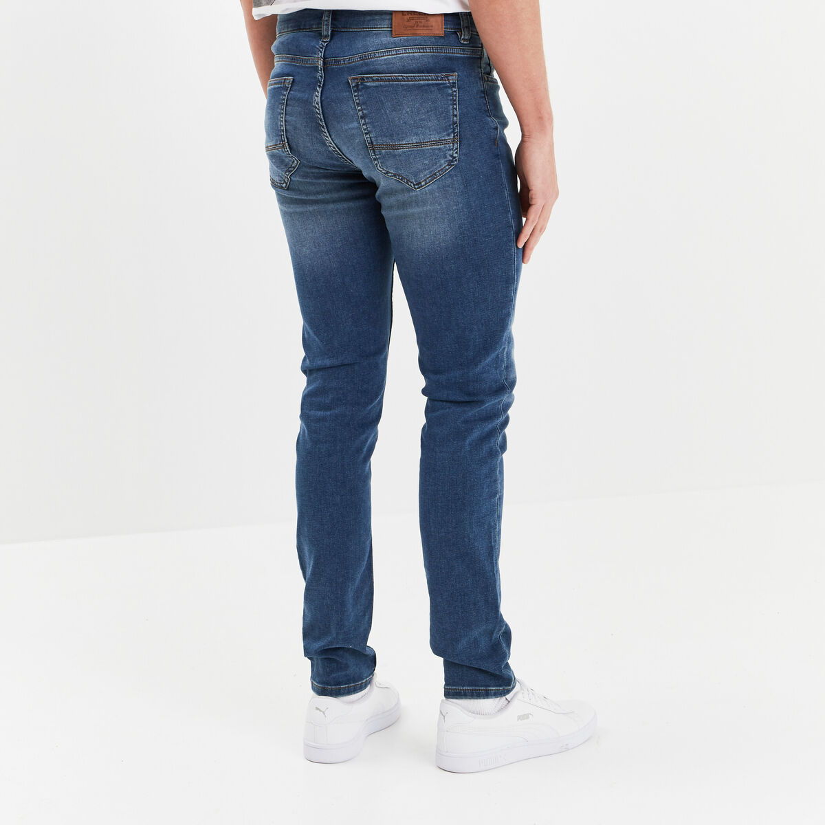 Jeans skinny taille standard denim dirty homme