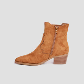 bottines santiags a talons marron femme Bottines santiags à talons marron femme