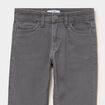 Pantalon slim coton majoritaire gris fonc&eacute; gar&ccedil;on