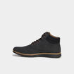 Bottines montantes &agrave; lacets noir homme