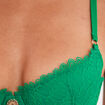 Soutien-gorge corbeille paddé vert menthe femme