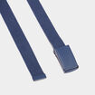 Ceinture fine effet toile bleu marine gar&ccedil;on