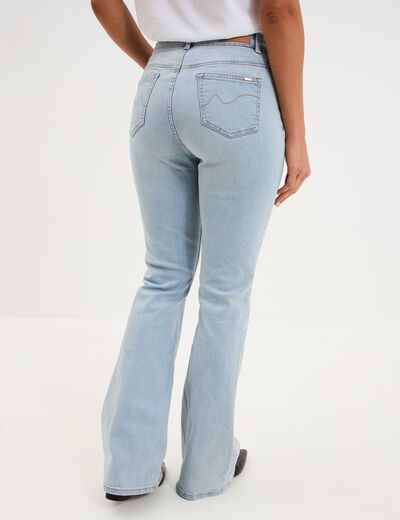 Jeans flare 5 poches denim double stone femme