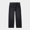 Jeans baggy 5 poches coton denim noir homme