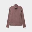 Veste de sport ajust&eacute;e avec fermeture mauve femme