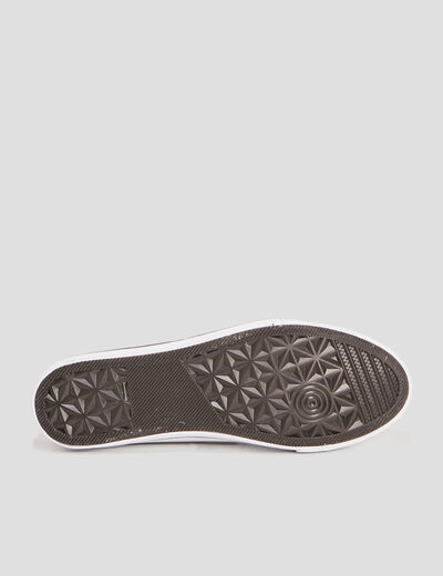 Baskets en toile montantes à lacets blanc femme