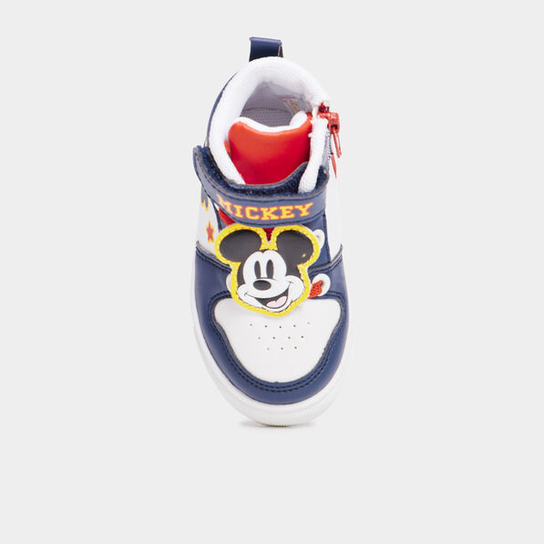 Baskets montantes zippées Mickey multicolore bébé garçon