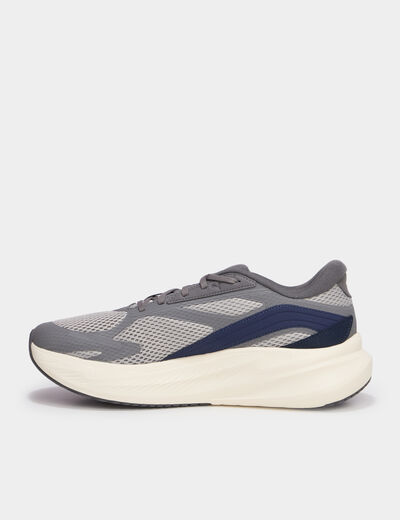 Baskets running &agrave; lacets Puma Maxstride gris homme