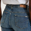 Jeans flare 5 poches denim dirty femme