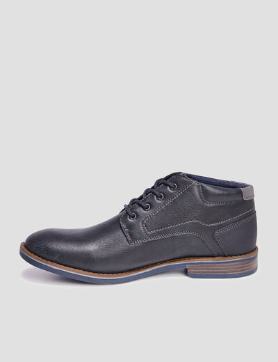 Boots à lacets noir homme