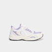 Baskets running m&eacute;moire de forme confort blanc fille