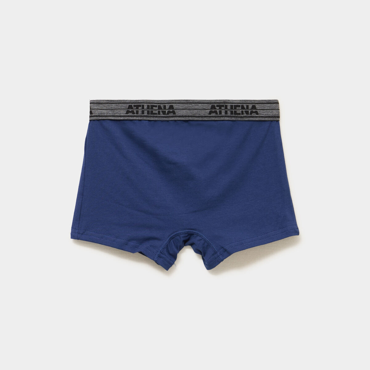 Lot 4 boxers coton stretch Athena bleu homme