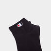 Lot 3 paires socquettes Champion noir homme