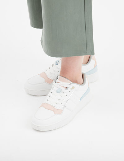 Tennis basses semelle épaisse Creeks multicolore femme