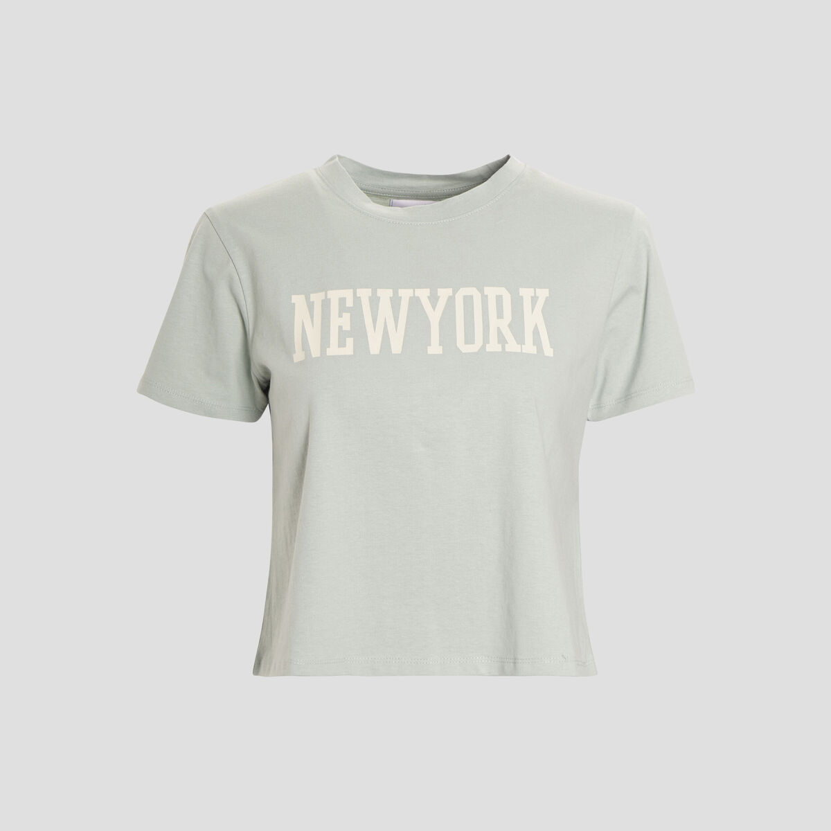 T-shirt manches courtes vert femme