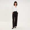 Veste bol&eacute;ro courte ajust&eacute;e blanc femme