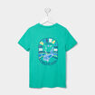 T-shirt manches courtes Creeks vert garçon