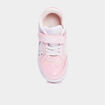 Tennis basses lumineuses paillet&eacute;es Gaby rose fille