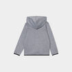 Sweat zipp&eacute; &agrave; capuche gris clair gar&ccedil;on