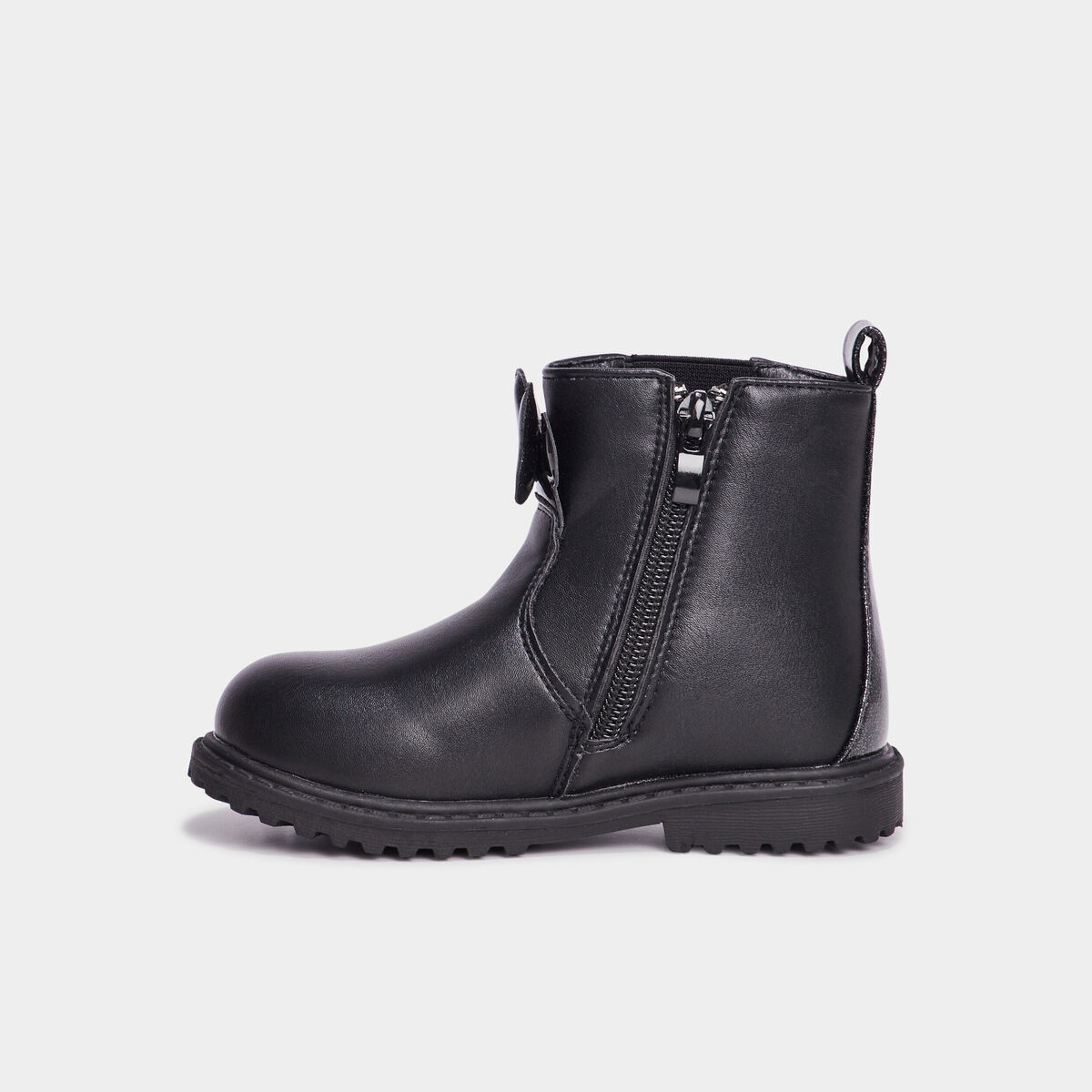 Bottines chelsea Minnie noir fille