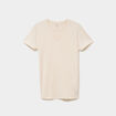 T-shirt manches courtes coton Puma ivoire femme