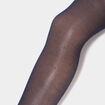 Lot 2 collants 40D bleu marine fille