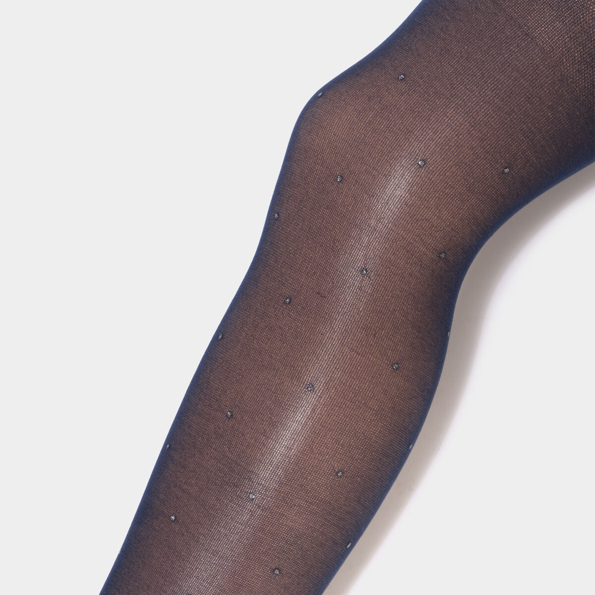 Lot 2 collants 40D bleu marine fille