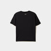 T-shirt oversize manches courtes noir gar&ccedil;on