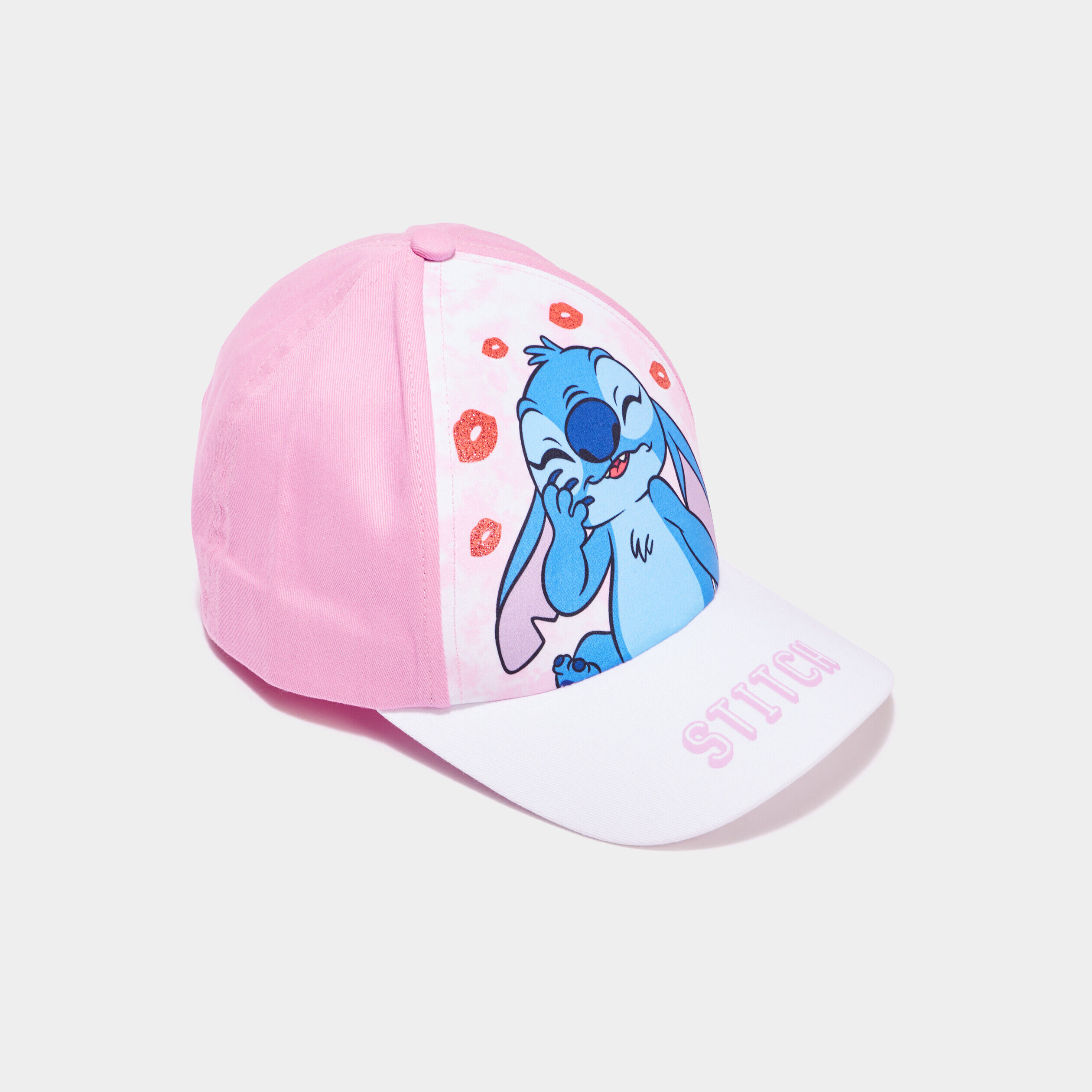 Casquette Stitch rose fille
