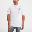 T-shirt manches courtes One Piece Luffy blanc homme
