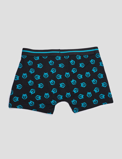 Lot 3 boxers bleu canard garçon