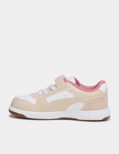 Baskets &agrave; scratchs Puma Rebound Slam sable fille