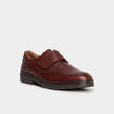 Derbies en cuir marron homme